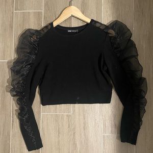 Black Zara top